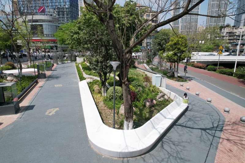 仿水磨石UHPC坐凳